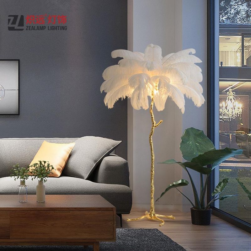 Post Modern Copper Floor Lamp for Living Room, Bedroom