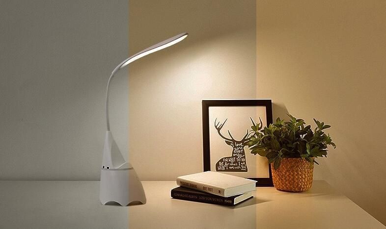 High Quality LED Reading Lamp with Bluetooth Speaker Table Lamp