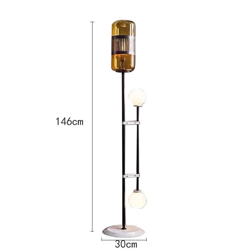 Nordic Floor Lamp Luxury Glass Floor Lights for Living Room Floor Lamp (WH-MFL-181)