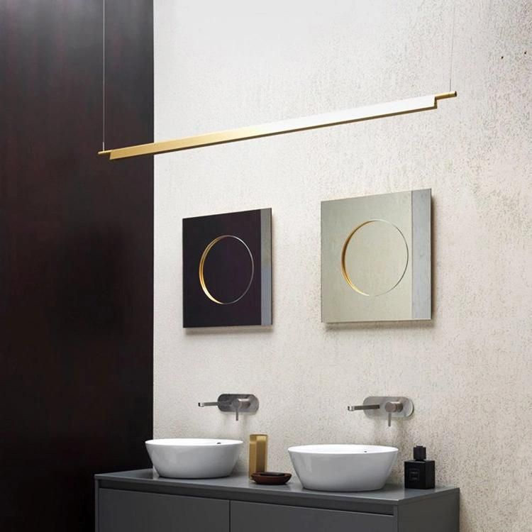 Scandinavian Style Art Pendant Lights Restaurant Bar Creative Long Pendant Light Study Room Suspension Lamp (WH-AP-178)
