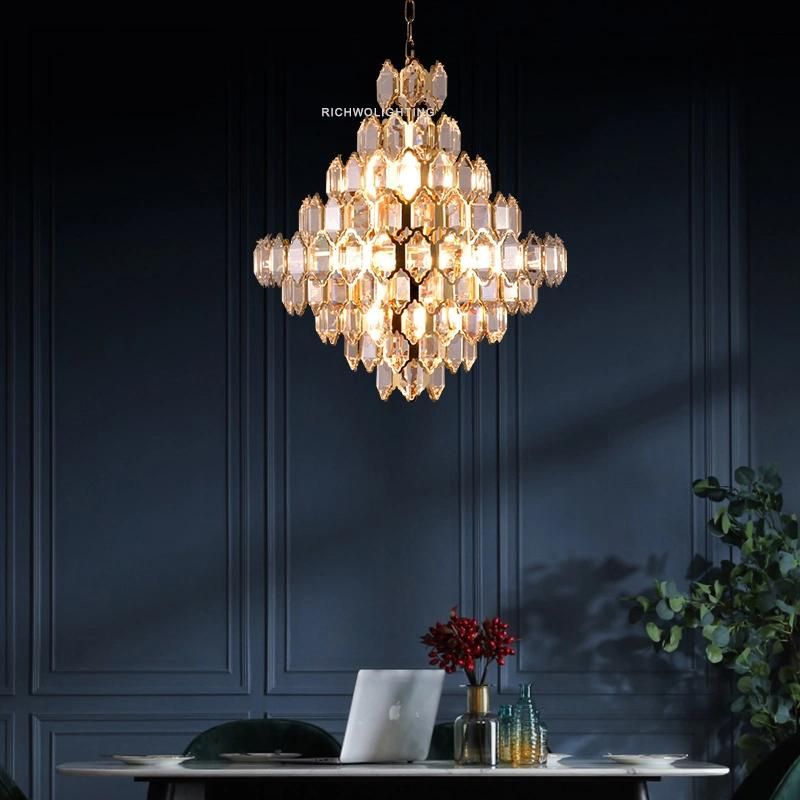 2021 Factory Price K9 Crystal Pendant Light From China