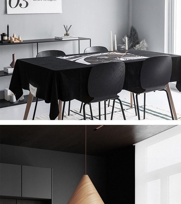 Modern Small Pendant Lights Loft for Hall Porch Nordic Kelsey Wooden Cone Pendant Lamp (WH-AP-292)