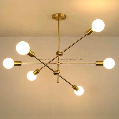 Chandelier Lighting Crystal Ceiling Style Flower Stainless Simple Chrome
