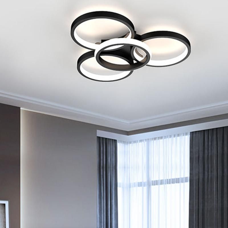 Nordic Circle Ceiling Light Luxury Simple Bedroom Lamp Modern Livingroom Light