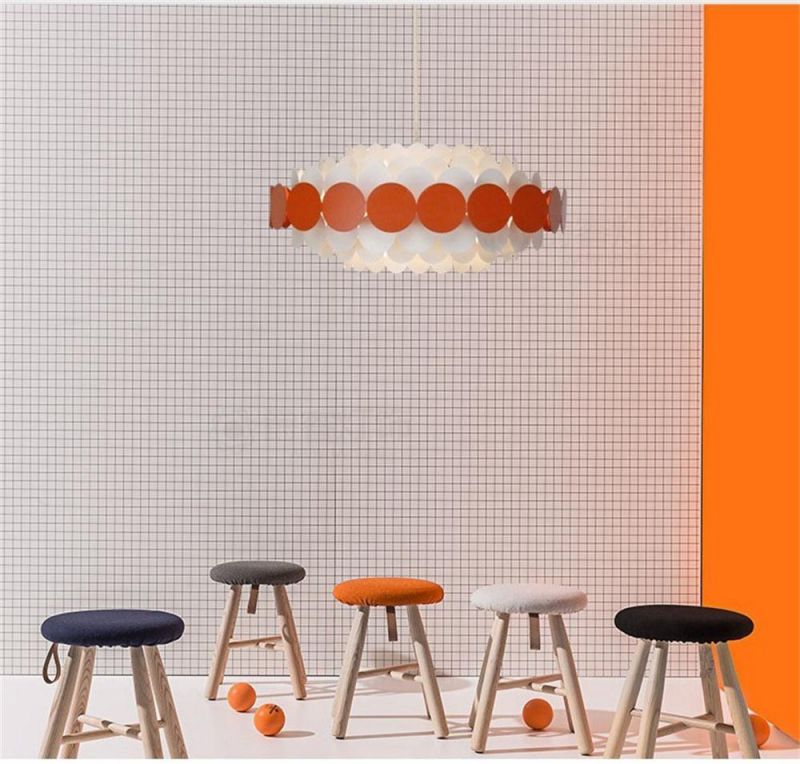 New Post-Modern Nordic Lamps Light Luxury Simple Creative Restaurant Living Room Bedroom Net Red Doughnut LED Chandelier