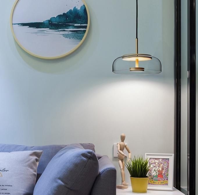 Modern Chandelier Home Decorative Glass LED Pendant Light