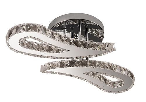 Modern Simple K9 Crystal Ceiling Lamp Bedroom Decorative Lighting