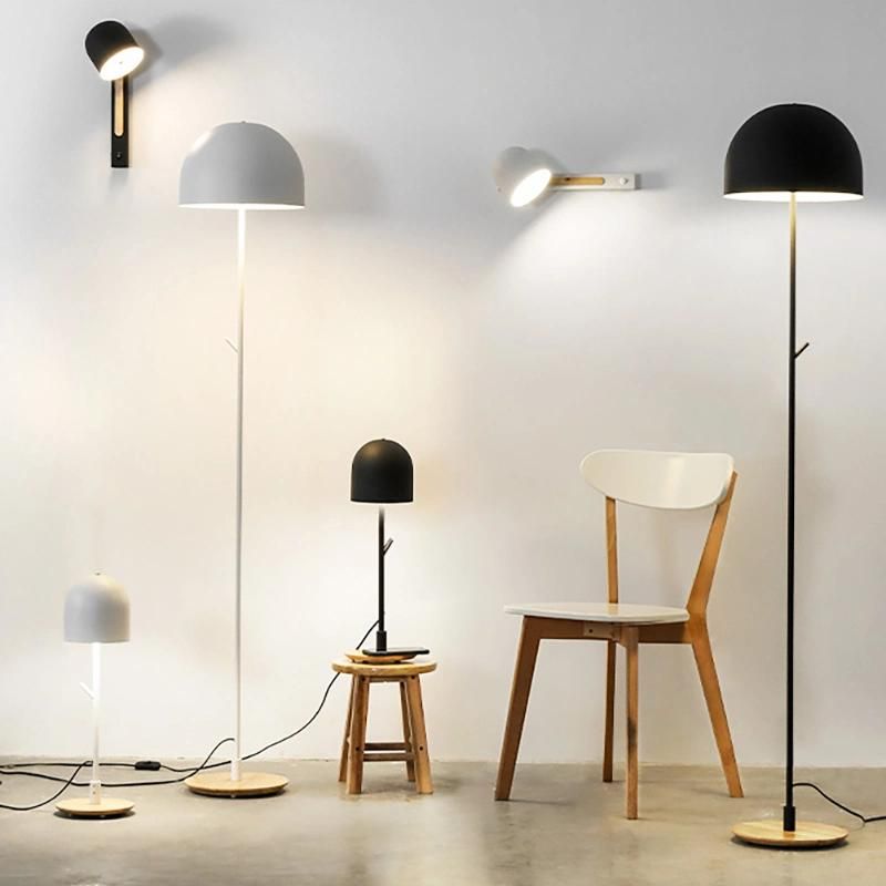 Black White Design Touch Switch Wall Lamp Bedroom Lamp Bedside Lighting