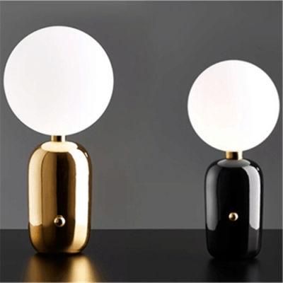 Modern Designer LED Table Lamp Fashion Simple Home Decor Glass Desk Lamp Bedroom Bedside Lamp Desk Decor Art LED Study Lamp