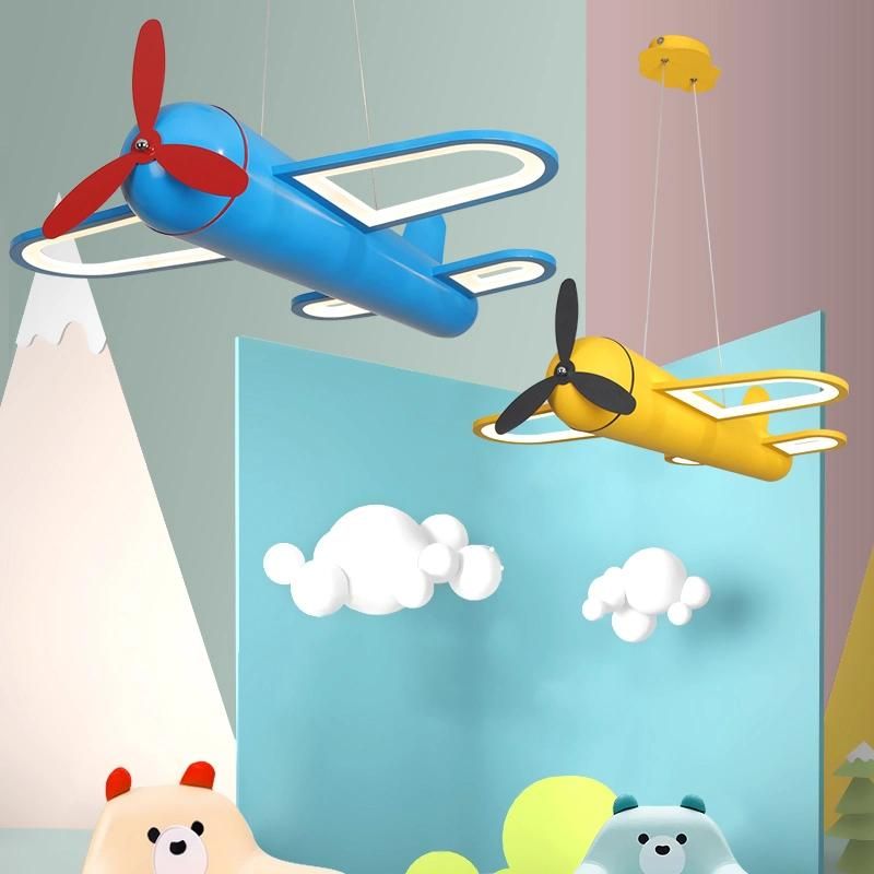 Children′s LED Pendant Lamp Airplane Nordic Hanging Kids Room Decoration Boys (WH-MA-151)