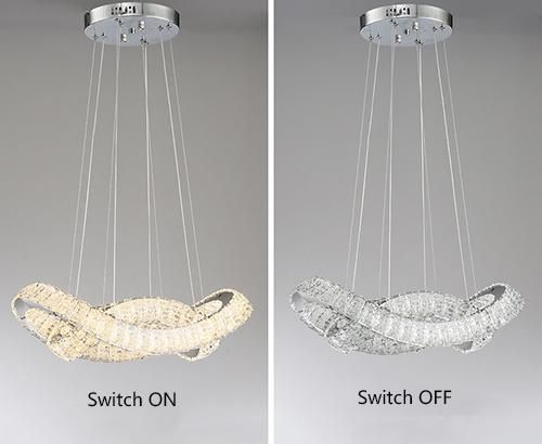 LED K9 Crystal Chandelier for Bedroom Decoration Light