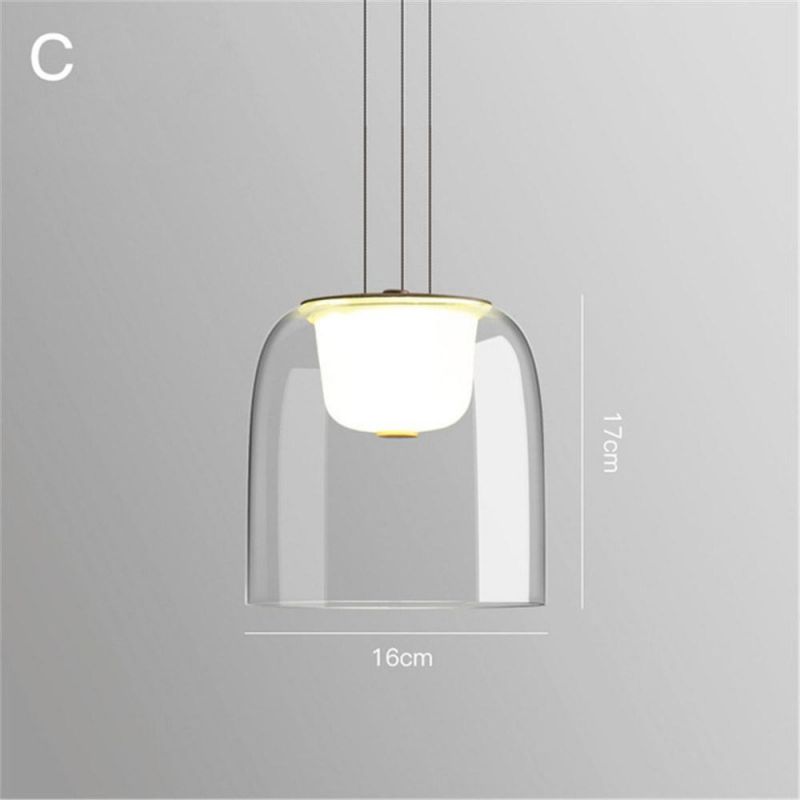 Modern Designer Glass Pendant Lights Dining Room Living Room Kitchen Hanging Lamp Simple Hanglamp Home Decor Light Fixtures