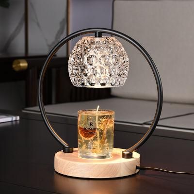 Aromatherapy Lamp Melting Wax Lamp Glass Dimming Retro Crystal Scent Melting Candle Fragrance Lamp