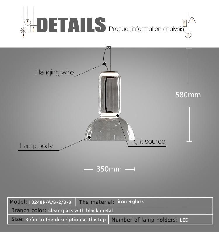 Modern Style Decorative Residential Lighting  Pendant Lamp
