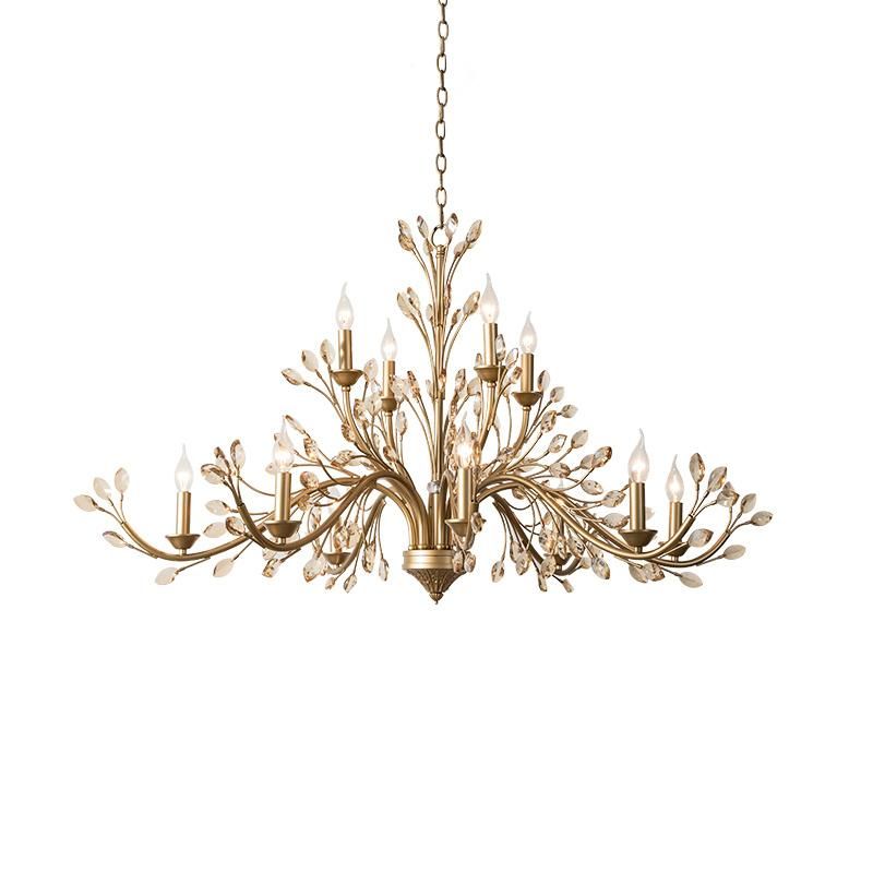 Living Room Chandelier Bedroom Lamp Branch Dining Room Crystal Chandelier