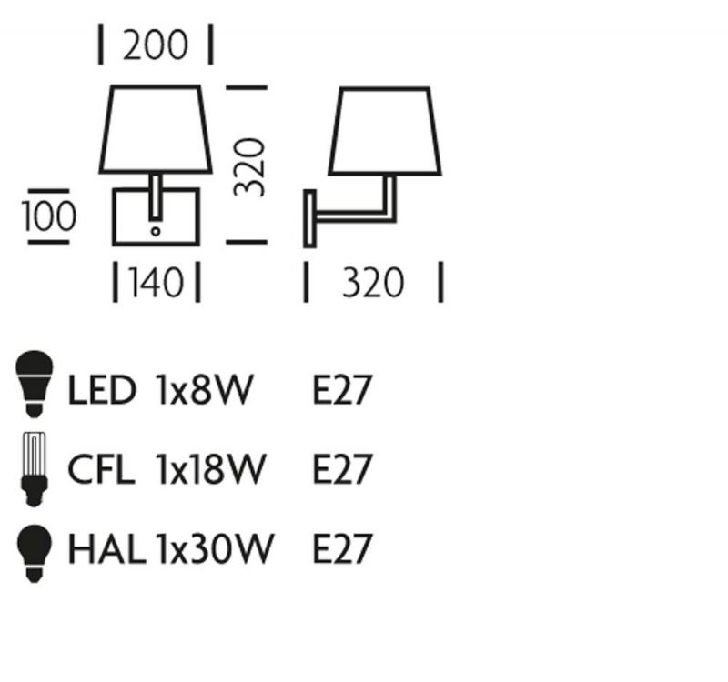 Modern Industrial Swing Arm LED Reading Wall Lighting