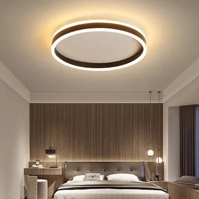 Nordic Minimalist Bedroom Round Surface Mounted Acrylic Living Room Office Modern LED Ceiling Lamp