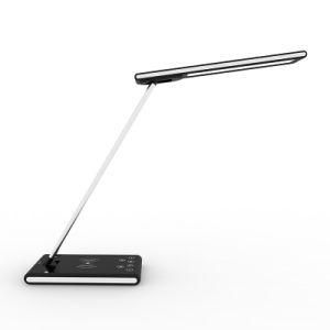 Qi Wireless Charging LED Table Reading Lamp Wireless Charger and Quick USB Charger Desk Lamp for Samsung iPhone