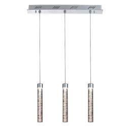 Square Bar Modern Pendant Ceiling Lamp LED Crystal Chandelier Lighting Hanging Light Fixture Lamp for Living Room