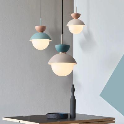 Modern Pendant Lamp Nordic Glass Ball Light Fixtures Hanging Suspension Light (WH-GP-48)