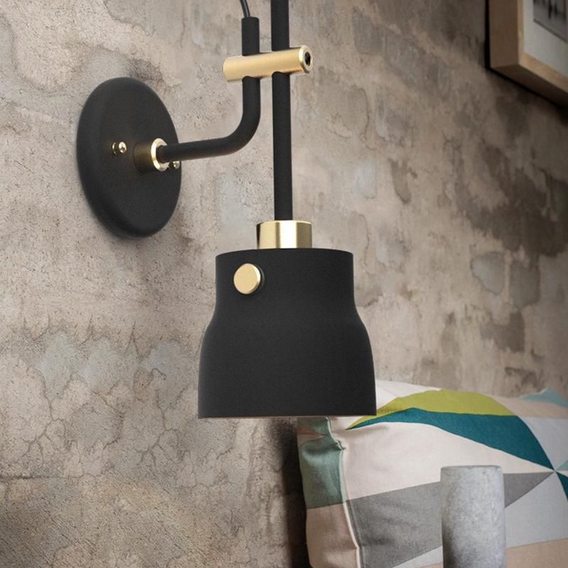Modern Sconce Lighting Wall Mounted Bedroom Bedside Wall Light Black Wall Sconce (WH-OR-212)