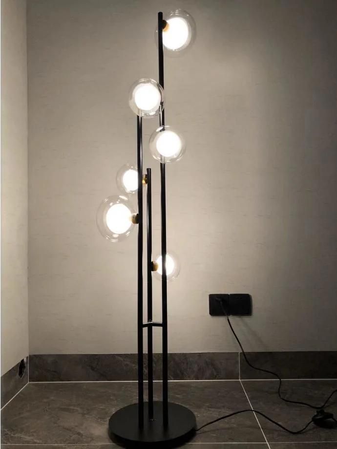 Simple Nordic LED Floor Lamp for Bedroom Study Living Room Decoration Vertical Fixture (WH-MFL-100)