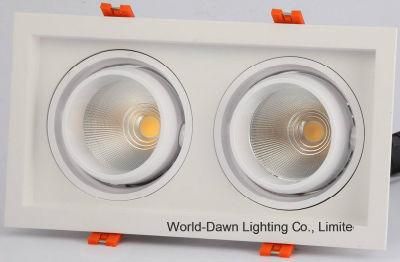 2*20W Recessed COB Ceiling LED Downlight (WD-1042A)