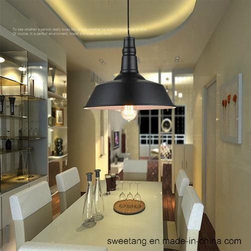 Nordic Industrial Iron Black Hanging Lamp Home Decor Indoor Lighting Pendant Light