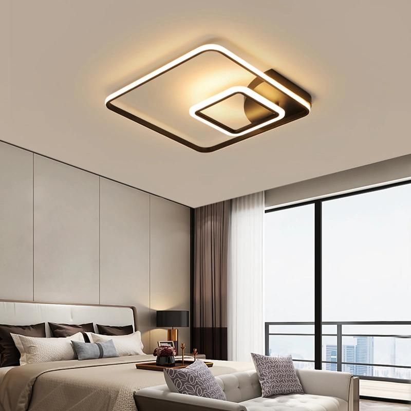 Living Room Light Simple Modern LED Ceiling Light Postmodern Warm Creative Bedroom Study Lamp