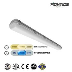 Lightide 4FT Power and CCT Selectable Linear LED High Bay Garage Lights