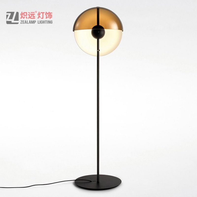 Modern Decorative Office Glass Floor Standing Lamp for Hotel