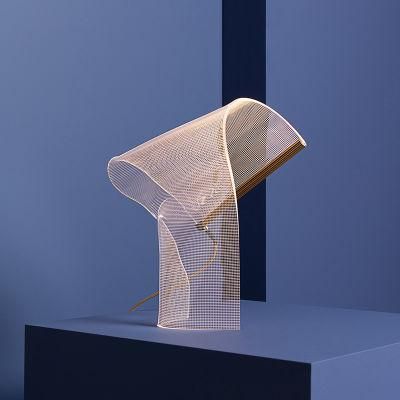 Advanced Art Transparent Desk Lamp Table Lamp Hotel Lobby Lamp