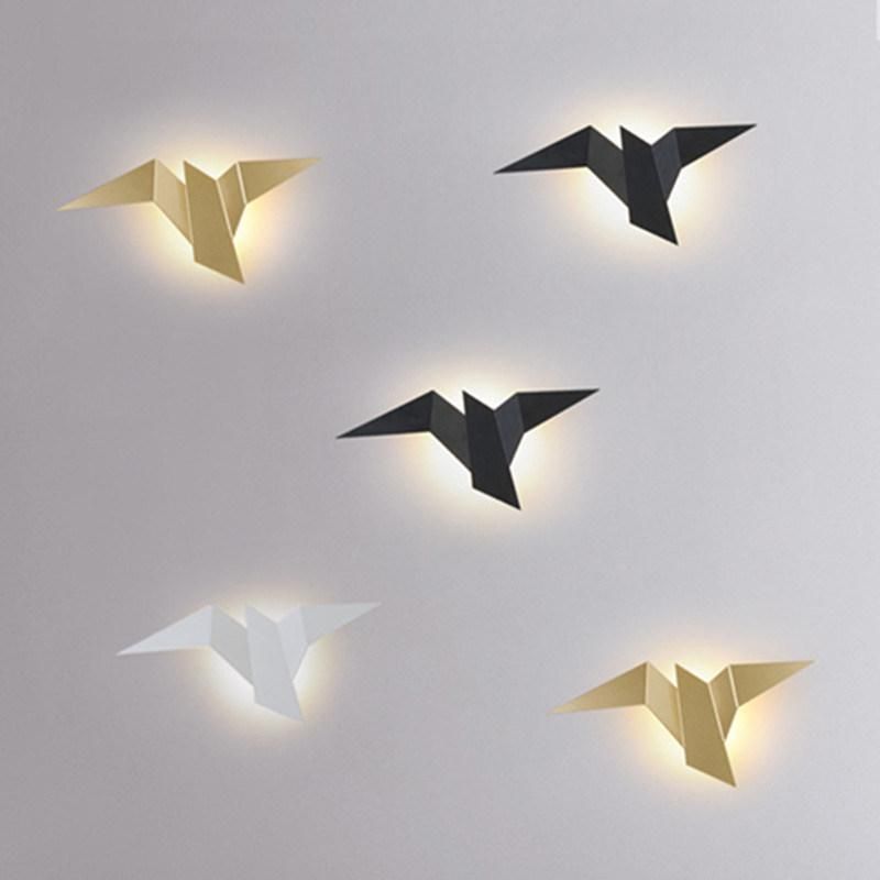 New Nordic LED Bird Wall Lamp Bedroom Decor Wall Light Indoor Modern Lighting for Home Stairs Bedroom Bedside Light Fixturesnew Nordic LED Bird Wall Lamp