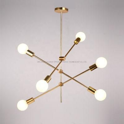 LED Chandelier Bulb Modern Shade Colgante Material Wood crystal