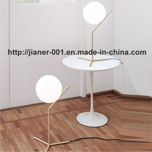 Simple and Fashion Bedroom Modern Glass Ceiling Lamp Lighting in Gold Color