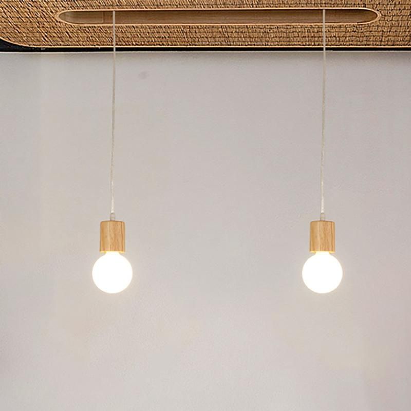 Bulb Chandelier Concise Style Dining Room Restaurant Bedroom Pendant Lamp