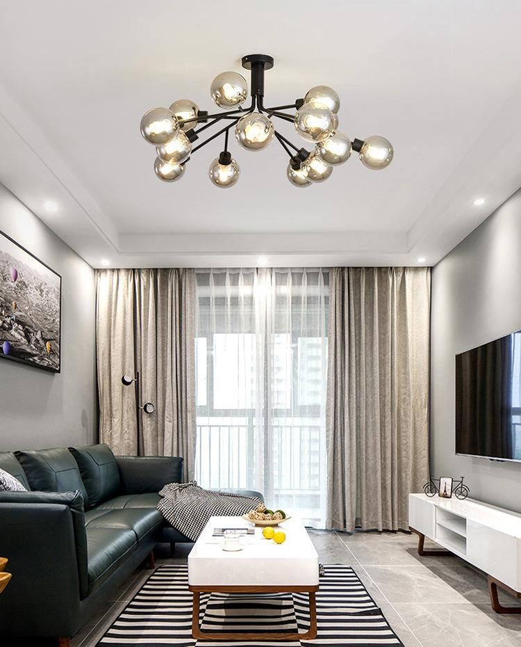 Fashionable and Simple Golden Bedroom Modern Light Chandelier