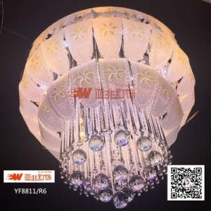 China Wholesale New Products Crystal Glass LED Surface Mount Ceiling Light Fixture (YF8811/R6)