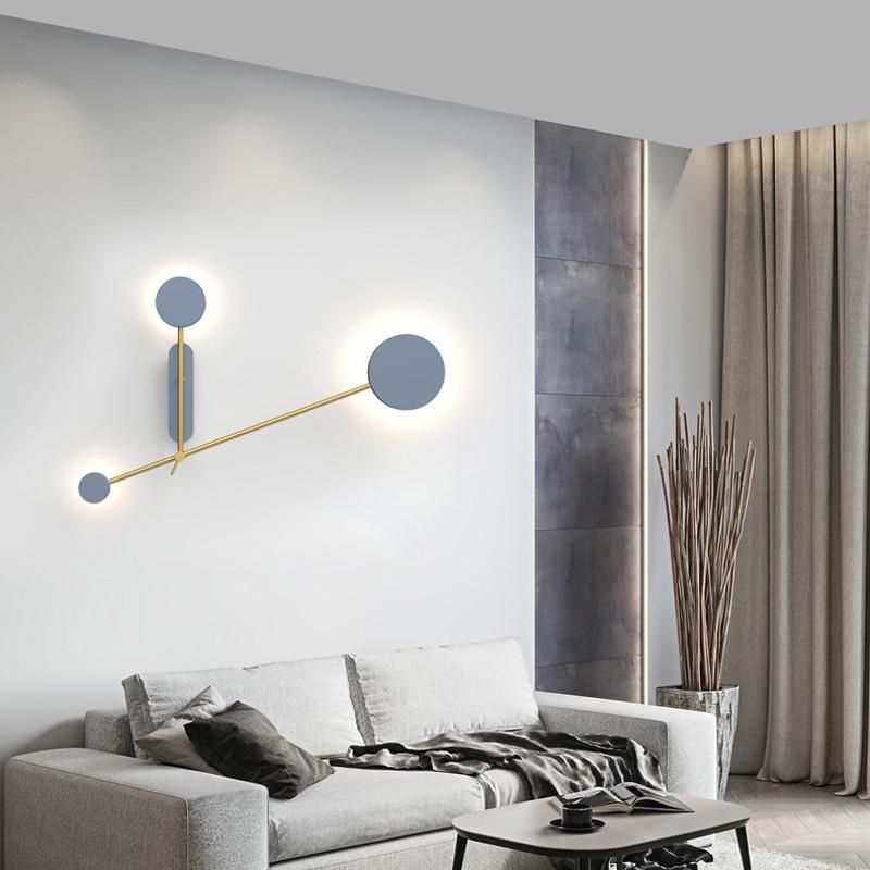 Living Room Light Modern Simple Creative Art Staircase Corridor Background Wall Light