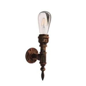 Indoor Waterpipe Retro Tourch Wall Light for Bar, Restaurant