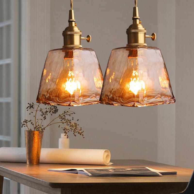 Modern Pendant Light LED Glass Nordic Kitchen Restaurant Bar Living Bedroom Bed Side Lamp (WH-GP-46)