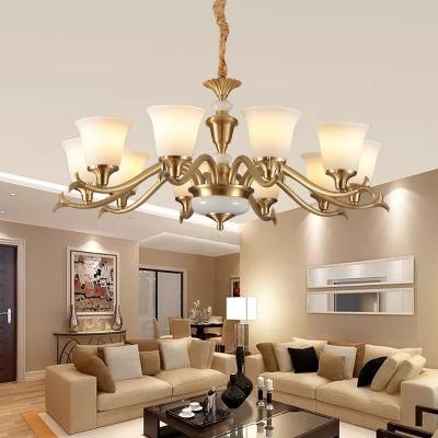 Dafangzhou 160W Light China Glass Crystal Chandelier Manufacturers Indoor Light Retro Style Crystal Chandelier Lamp for Home