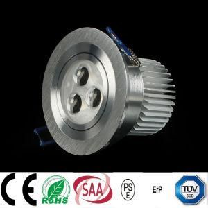 Dimmable, Isolated, External 9W LED Recessed Downlight