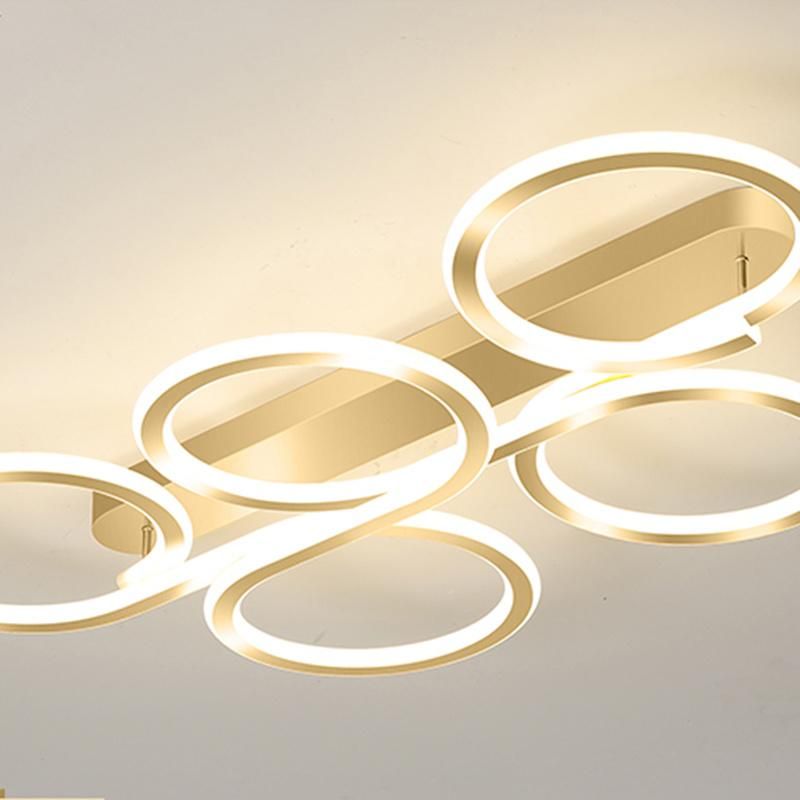 Living Room Light Simple Modern Circular Ceiling Light Creative Bedroom Lighting Lamp