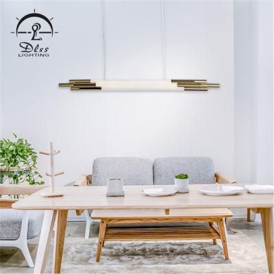 Modern Style Tube Glass Chandelier Lamp and Wall Lighting