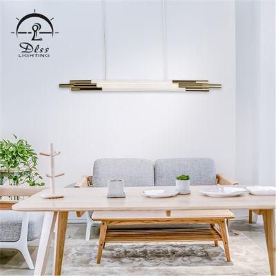 Modern Style Tube Glass Chandelier Lamp and Wall Lighting