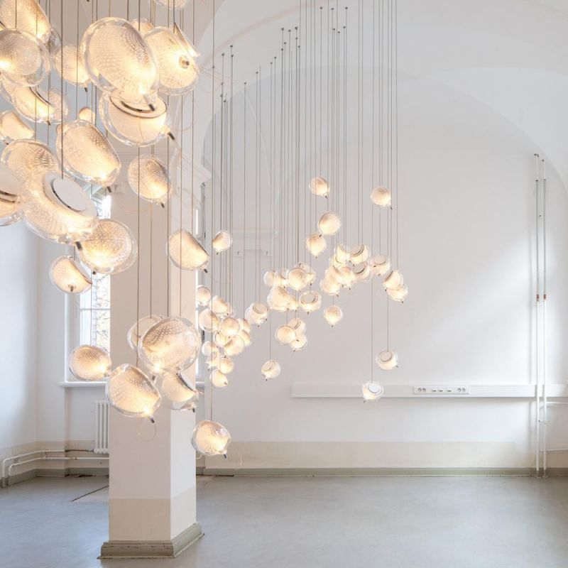 Nordic Glass Pendant Lamp Postmodern Art Restaurant Bedroom Bedside Creative Bar Simple Villa Pendant Lamp (WH-AP-176)