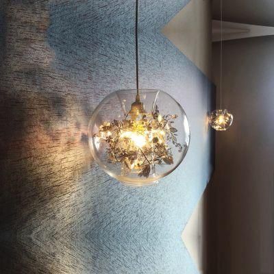 Nordic Glass Suspension Hanging Lights Kitchen Indoor House Dining Room Pendant Lamp (WH-GP-30)