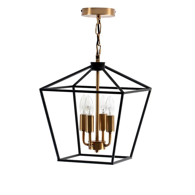 American Wrought Iron Chandelier Garden Hall Lamp Kitchen Corridor Retro Farmhouse Chandelier (WH-VP-89)