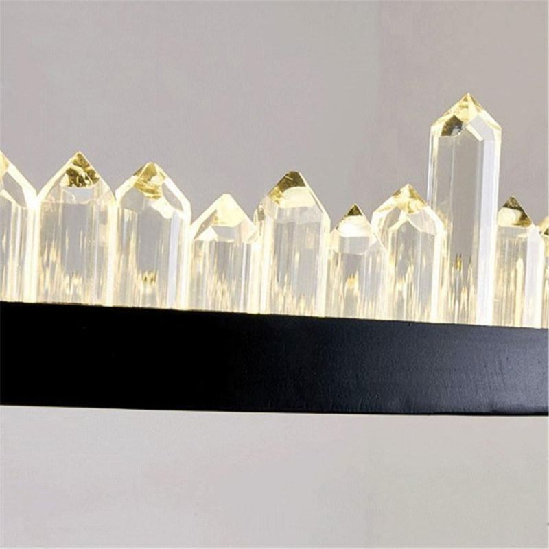 Modern Crystal Pendant Lights Living Room Kitchen Bedroom Hanging Light Fixtures Dining Room Modern Decor Hanging Lamps
